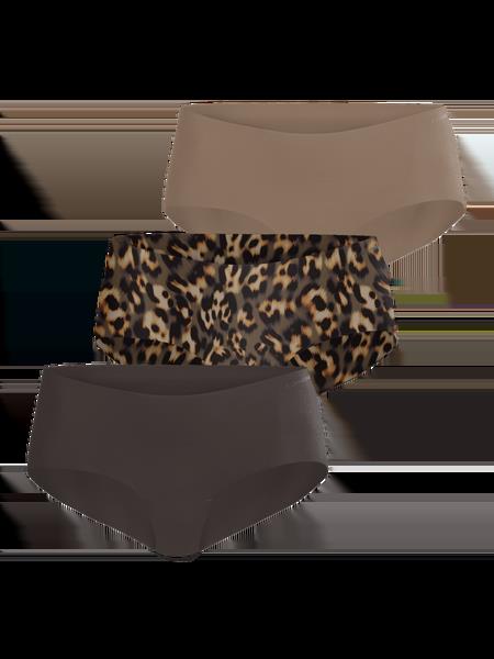 Björn Borg Invisible Hipsters 3-pack Brun, XS