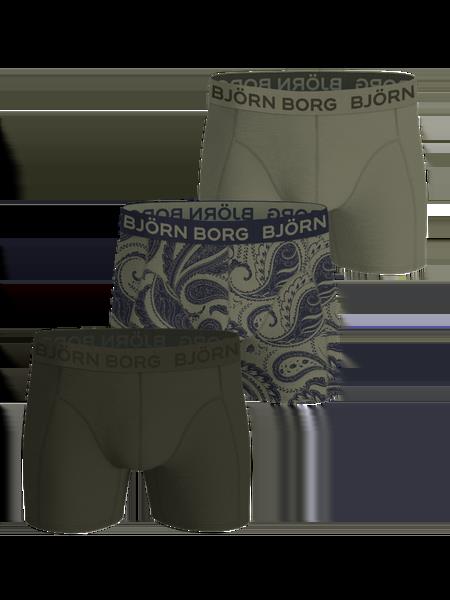 Björn Borg Bamboo Cotton Blend Boxers 3-pack Grøn, M