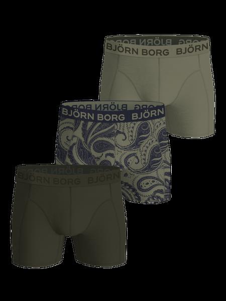 Björn Borg Bamboo Cotton Blend Boxers 3-pack Grøn, XS