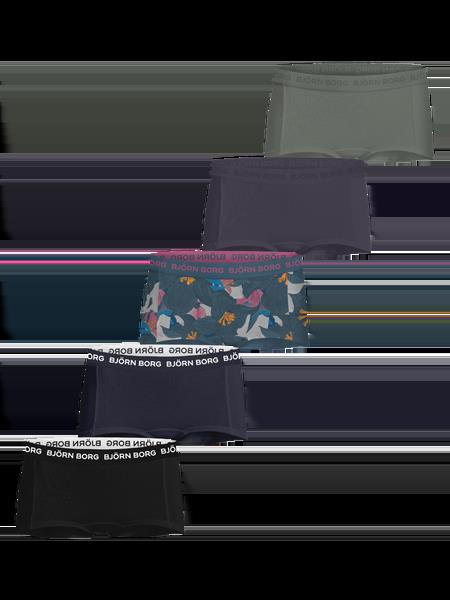 Björn Borg Cotton Stretch Boxer Shorts 5-pack Sort, 158-164