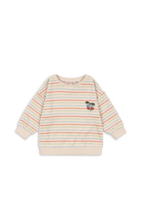 Konges Sløjd Itty Rib Sweatshirt Confetti Stripe  Confetti Stripe 6 Y    6 år  kvinde