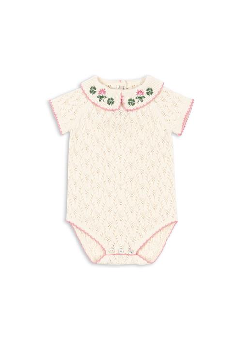 Konges Sløjd Rosier Romper Off White  Off White 9 months    9 måneder  kvinde