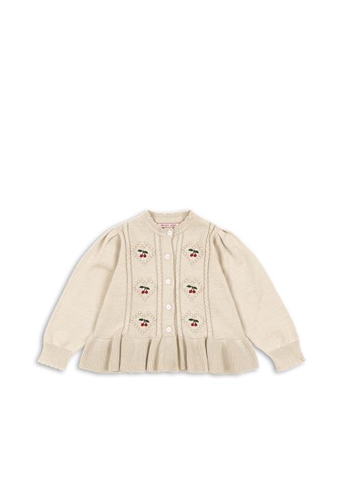 Konges Sløjd GOTS Soleil Cardigan Pearled Ivory  Pearled Ivory 4 Y    4 år  kvinde
