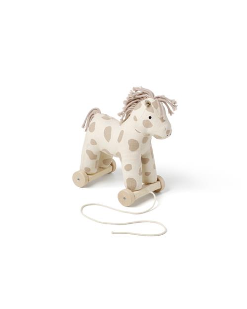 Kid's Concept Dotty Hest, Der Kan Trækkes Med  White-OS  Hvid  One Size  unisex