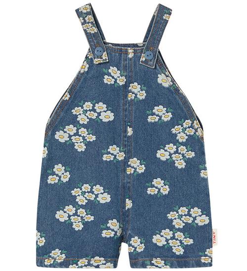 Tiny Cottons Smækbukser - Blossom - Medium Wash Denim