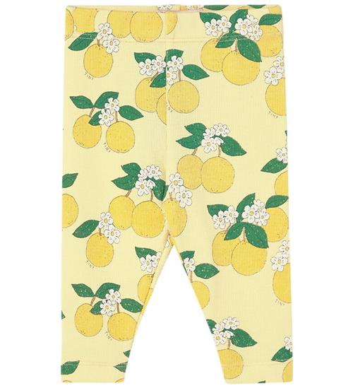 Tiny Cottons Leggings - Rib - Oranges - Mellow Yellow