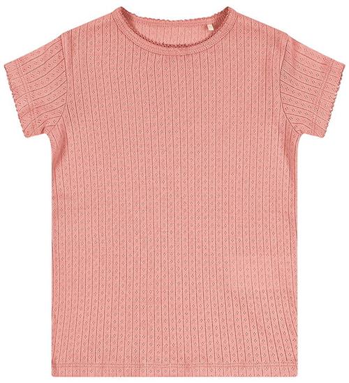 Konges Sløjd T-shirt - Hulmønster - Minnie - Rosette