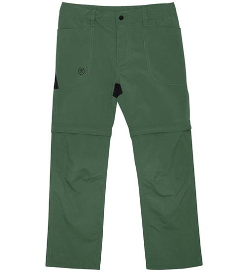 Color Kids Skalbukser m. Zip Off - Cilantro