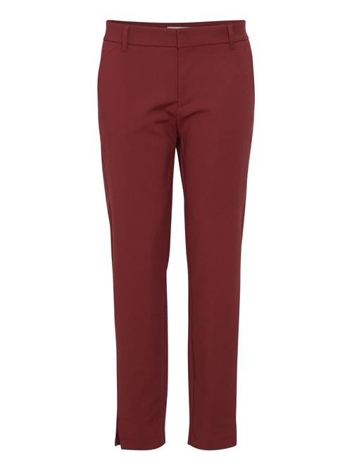 PULZ Jeans Lærredsbukser 'Bindy'  bordeaux