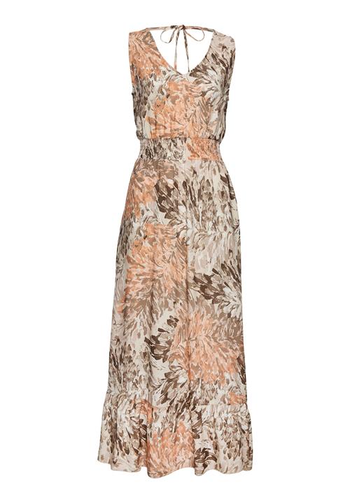 LASCANA Kjole  beige / brun / koral