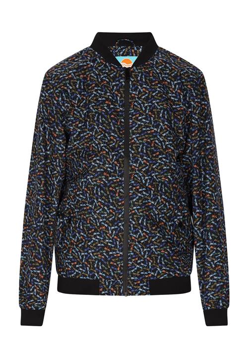 beach budz Overgangsjakke  natblå / lyseblå / grøn / orange