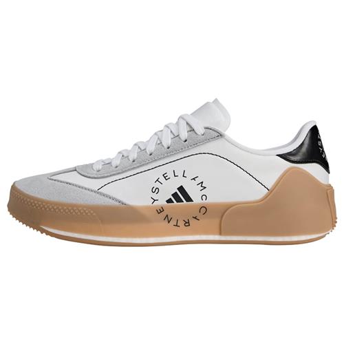 ADIDAS BY STELLA MCCARTNEY Sportssko 'Court'  lysegrå / sort / hvid