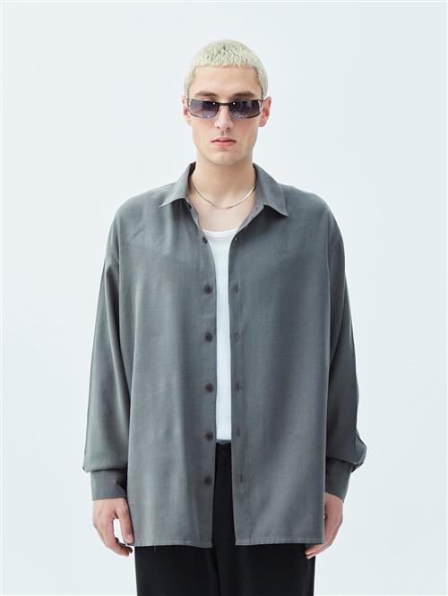 VAMOS CLO Skjorte  grå