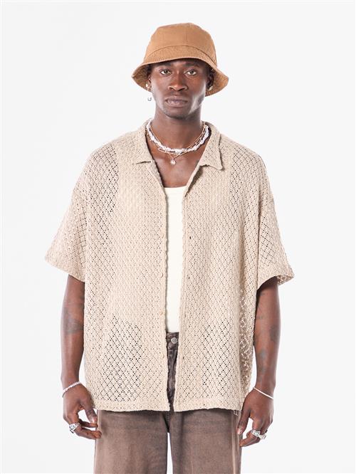 VAMOS CLO Skjorte  beige