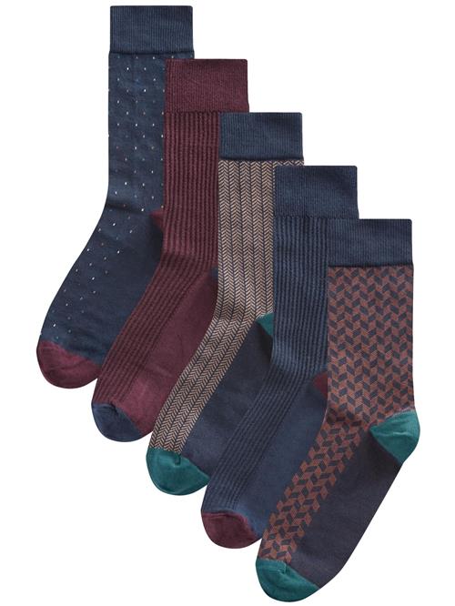 Next Sokker  navy / mørkebrun / aubergine