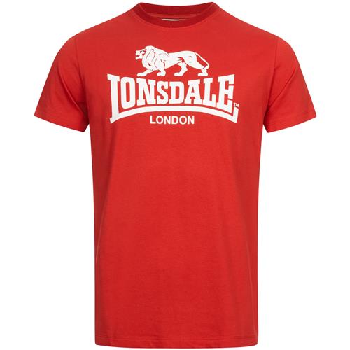 LONSDALE Bluser & t-shirts 'St. Erney'  rød / hvid
