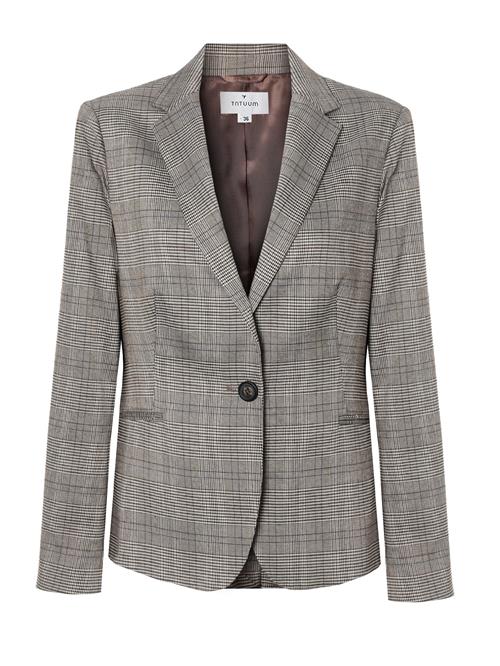 TATUUM Blazer 'Ewia 1'  navy / brun / cappuccino / hvid