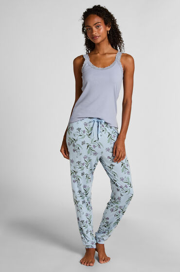 Hunkemöller Pyjamasbukser Jersey Blå