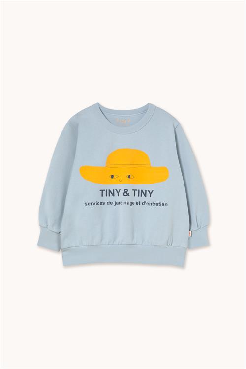 Tinycottons Tiny Hat Graphic Sweatshirt Washed Blue  Washed Blue 2 Y  Blå  2 år  mand