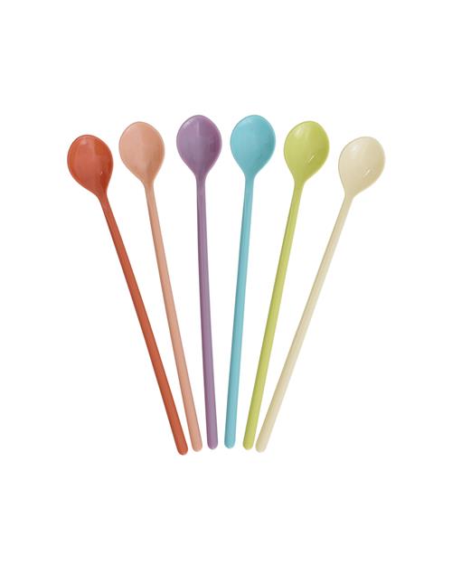 RICE 6-pak Latte-skeer Glory Days Colors  Glory Days Colors One Size  Blå  One Size  unisex