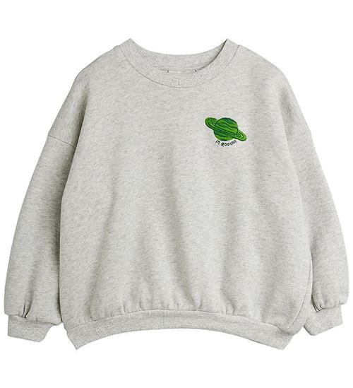 Mini Rodini Sweatshirt - Planet - Grey Melange