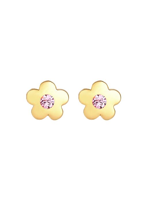 ELLI Smykker 'Blume'  guld / pink