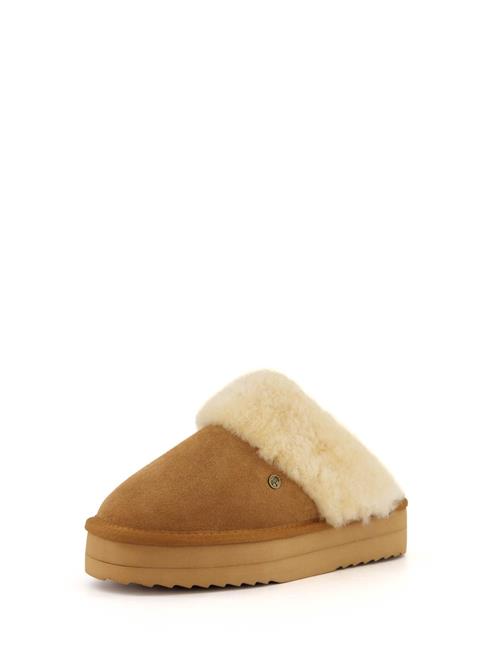 Warmbat Hjemmesko 'Flurry'  creme / cognac