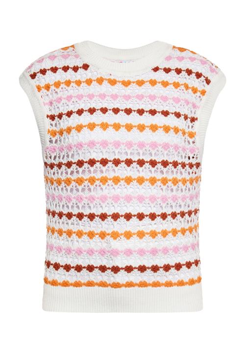 IZIA Pullover  orange / pink / burgunder / hvid