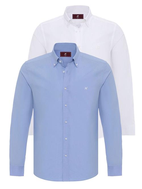 Williot Skjorte  blå / hvid