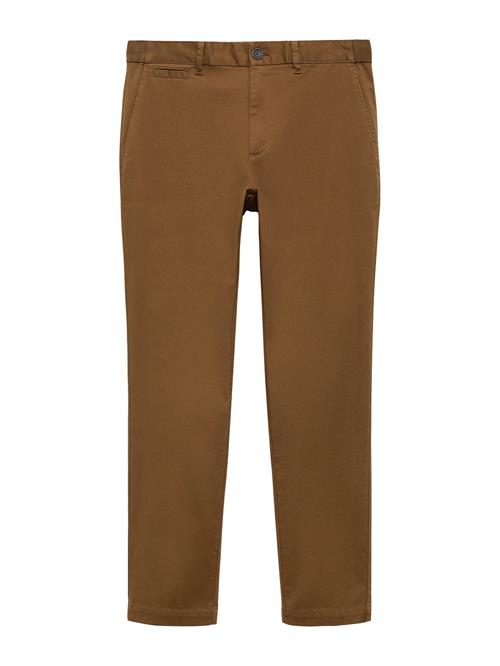 MANGO MAN Lærredsbukser 'Prato'  umbra
