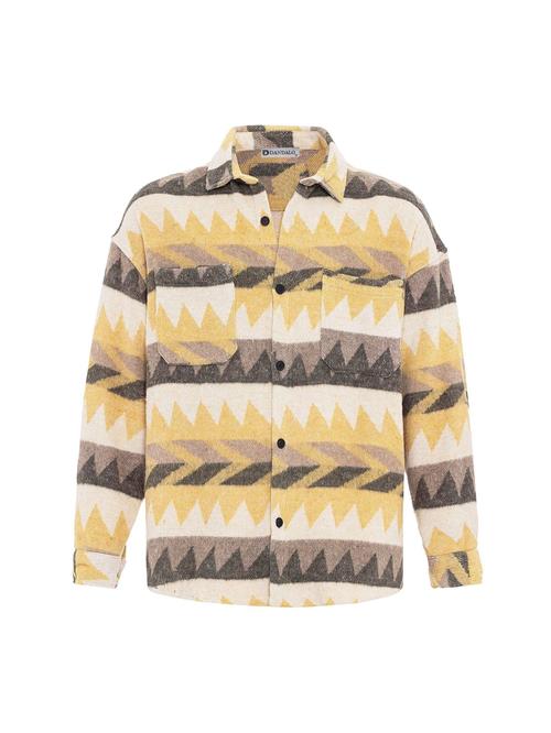 Dandalo Skjorte  beige / mørkebeige / mørkebrun / gul