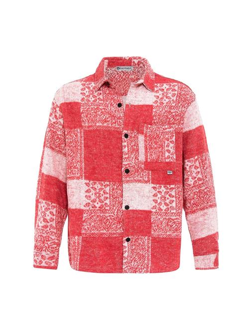 Dandalo Skjorte  rød / melon / offwhite