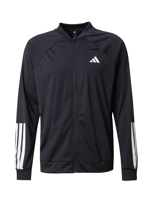 ADIDAS PERFORMANCE Træningsjakke  sort / hvid
