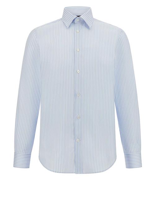 Boggi Milano Skjorte  lyseblå / hvid