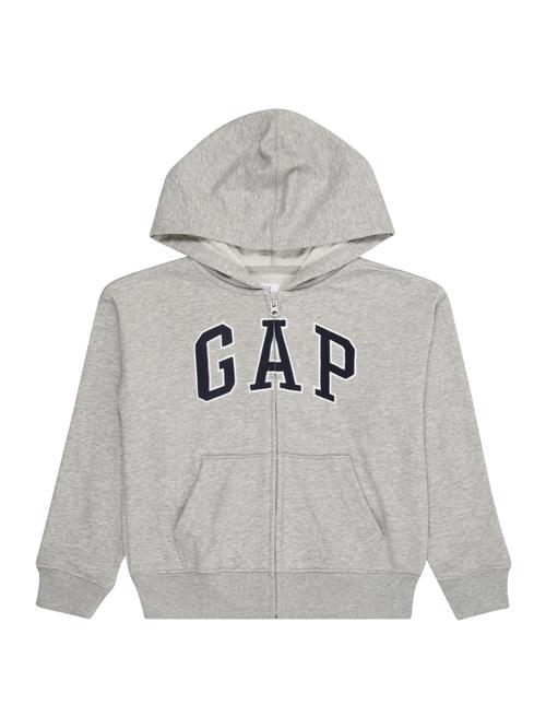 GAP Sweatjakke 'HERITAGE'  navy / grå-meleret / hvid