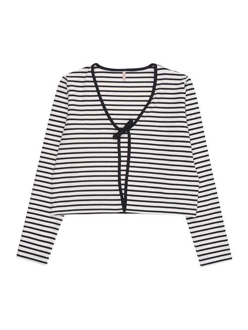 ONLY GIRLS Cardigan 'KOGNella'  sort / hvid