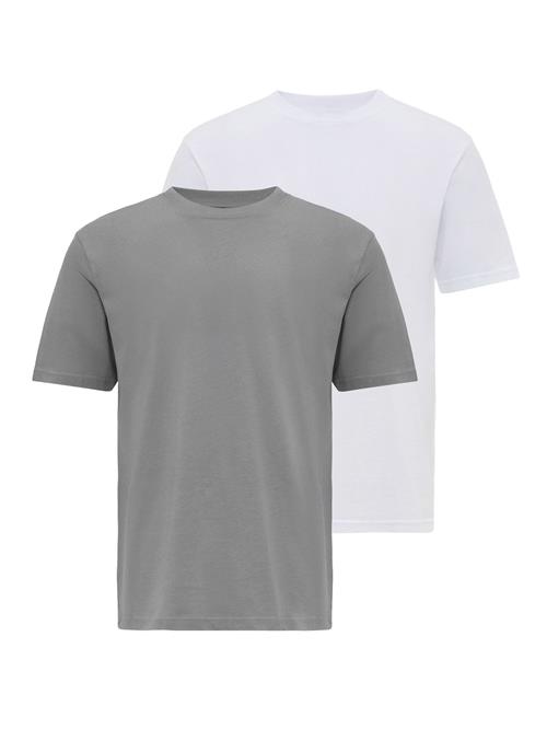 Antioch Bluser & t-shirts  mørkegrå / hvid