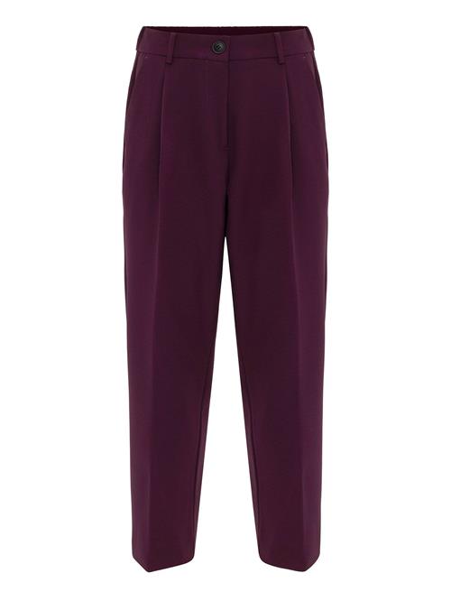 Antioch Bukser med fals  bordeaux