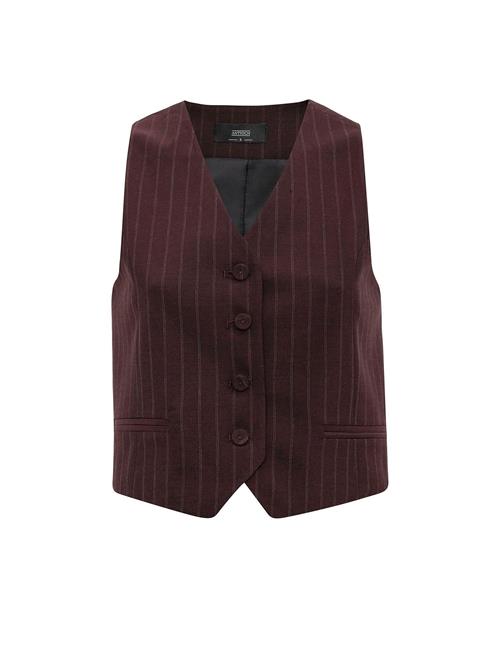 Antioch Jakkesætsvest  bordeaux / pastelrød