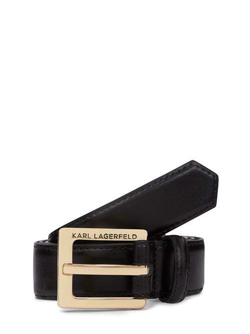 Se Karl Lagerfeld Bælte ' K/ESSENTIAL GÜRTEL '  sort hos About You