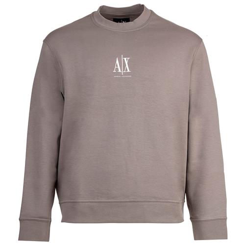 ARMANI EXCHANGE Sweatshirt  lysebrun / hvid