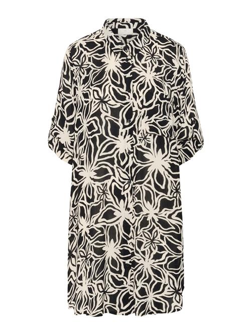 Kaffe Blusekjole 'Hildur'  sort / hvid