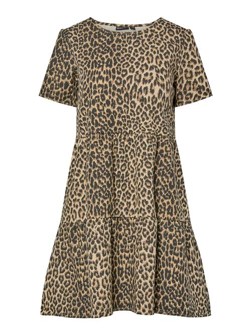 PIECES Kjole 'PCSalume'  brun / taupe / sort / offwhite