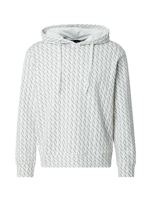 ARMANI EXCHANGE Sweatshirt  lysegrå / hvid