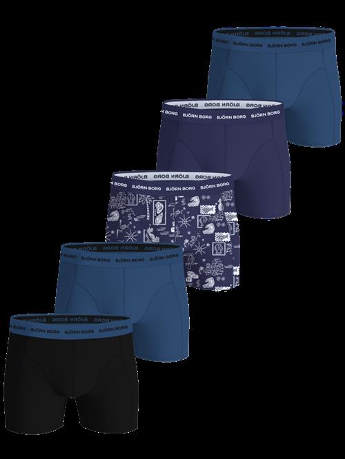 COTTON STRETCH BOXER 5p, MULTIPACK 3