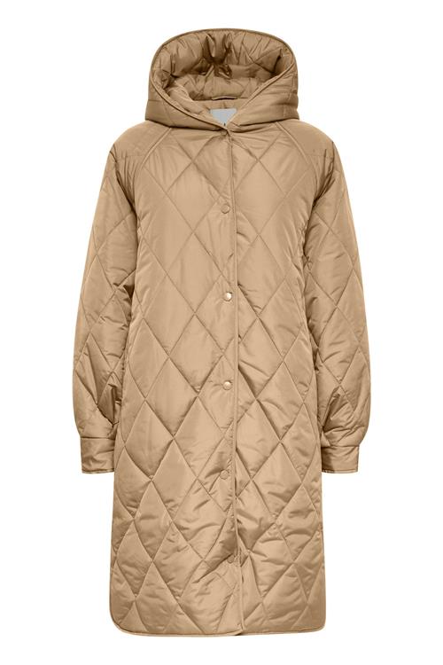 ICHI Overgangsfrakke  lysebrun