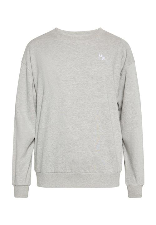 MO Sweatshirt  lysegrå / hvid