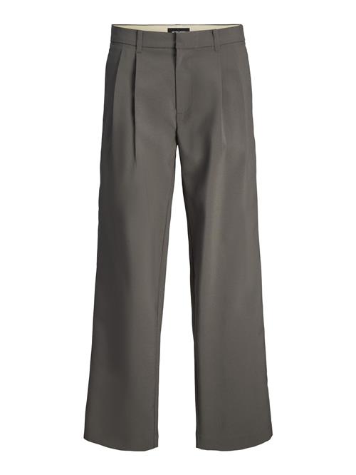 JACK & JONES Lærredsbukser 'JPSTBILL JJDAYTONA'  mørkegrå