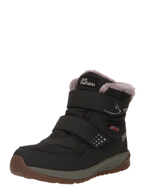 JACK WOLFSKIN Boots 'Polar Bear'  lysegrå / sort