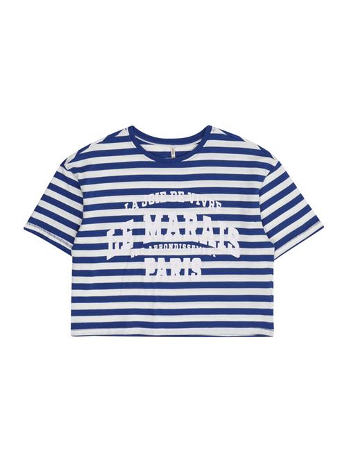 ONLY GIRLS Bluser & t-shirts 'KOGOLIVIA'  mørkeblå / hvid